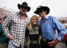 The King Richard Petty, Miss Sprint Cup, Trace Adkins at Martinsville Speedway